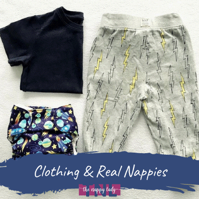 Clothing and real nappies