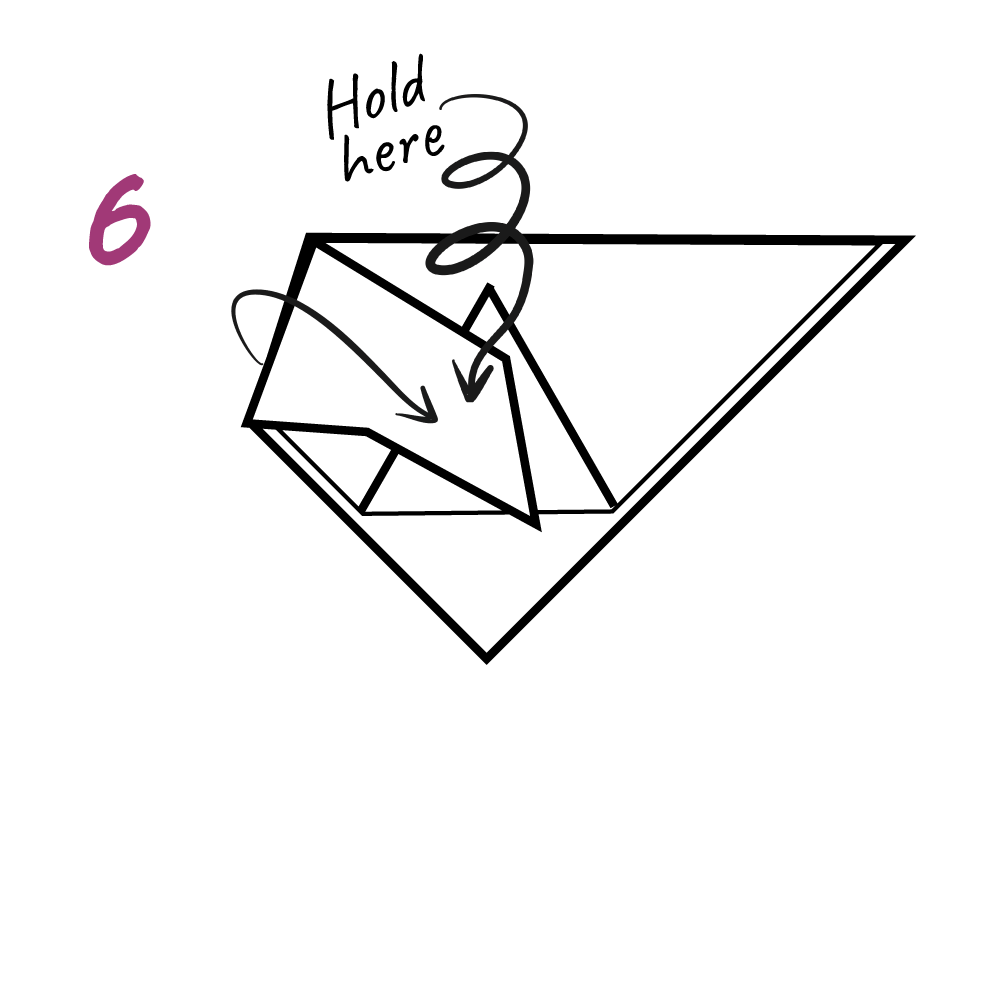  Corners fold step 6
