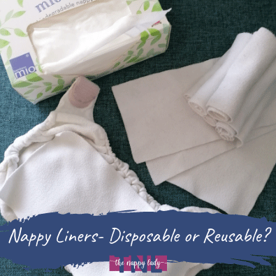 Nappy liners disposable or reusable