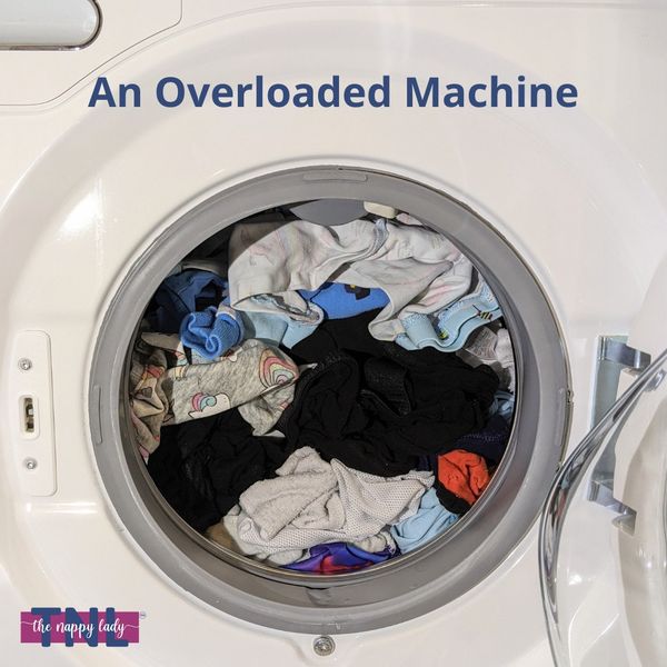 overloaded washing machine