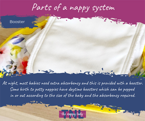 Parts of a nappy- booster