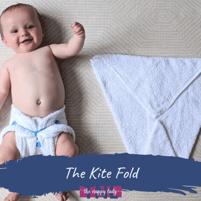 The kite fold nappy fold