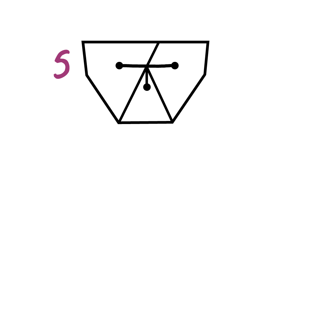  Triangle fold step 5