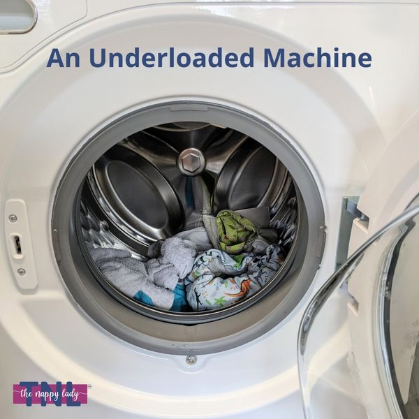 underloaded washing machine