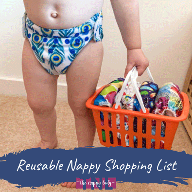 Reusable Nappy System Shopping List