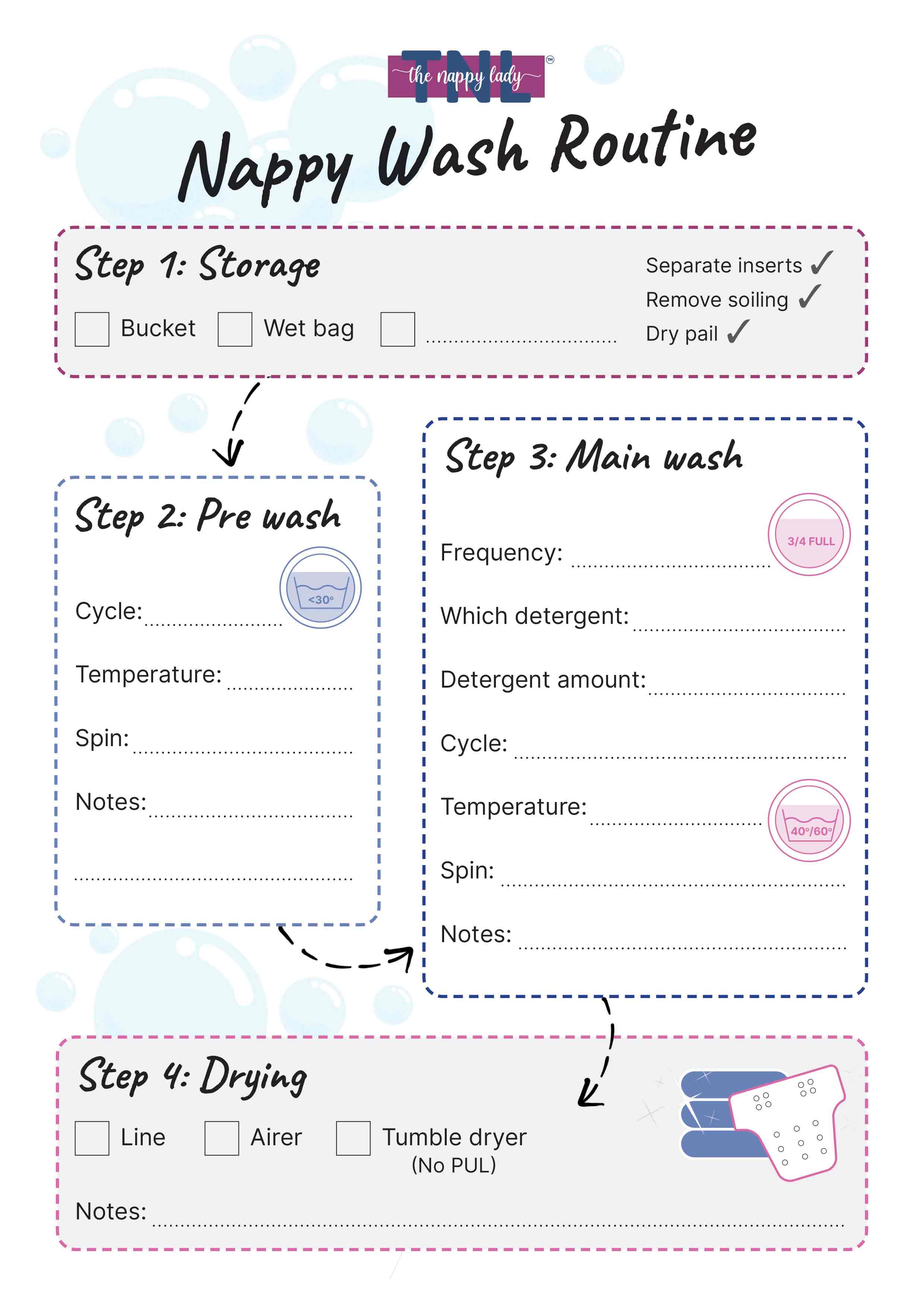 Nursery popper fitting guide