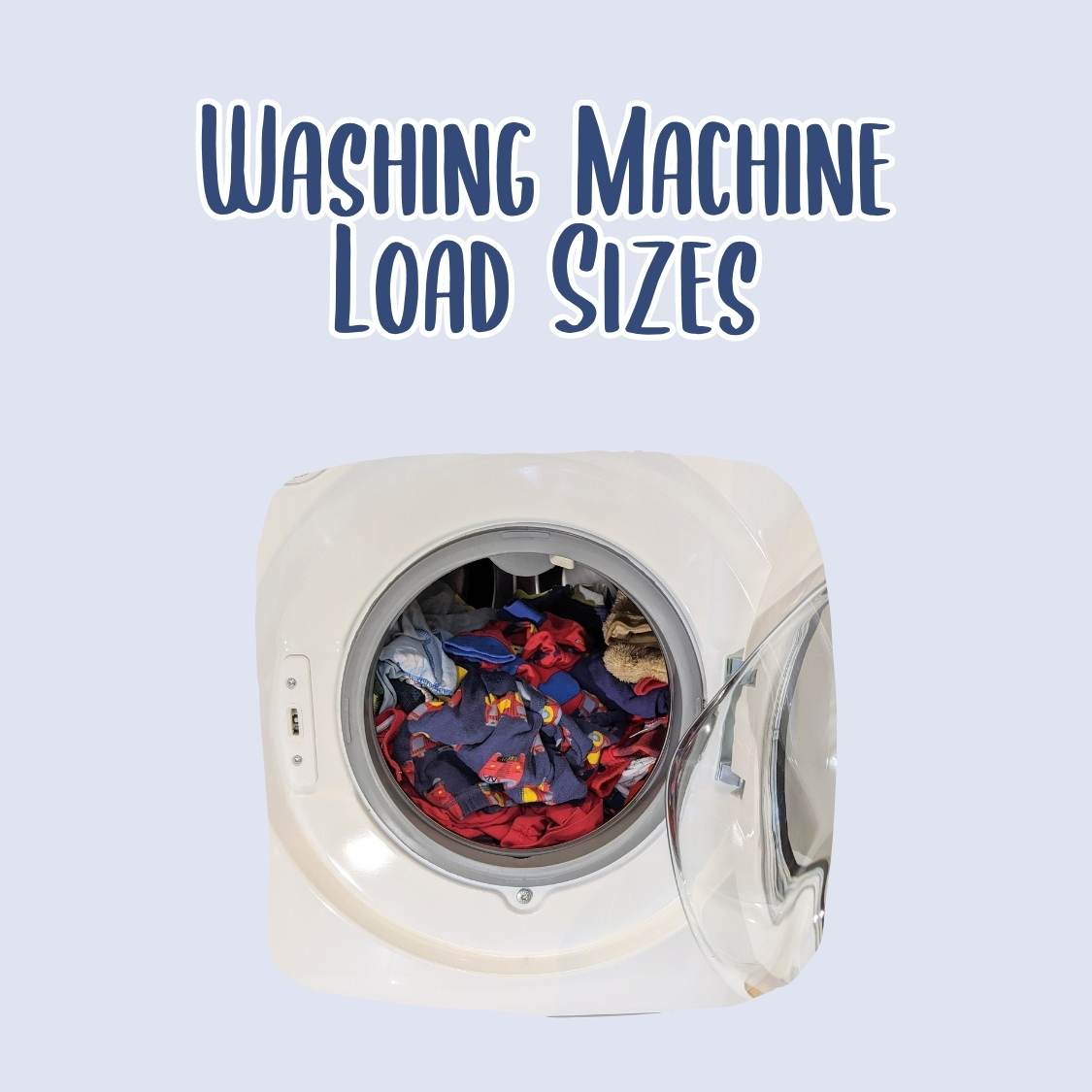 Washing Machine Reusable Nappy Load Sizes - The Nappy Lady