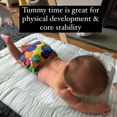Tummy Time With Baby