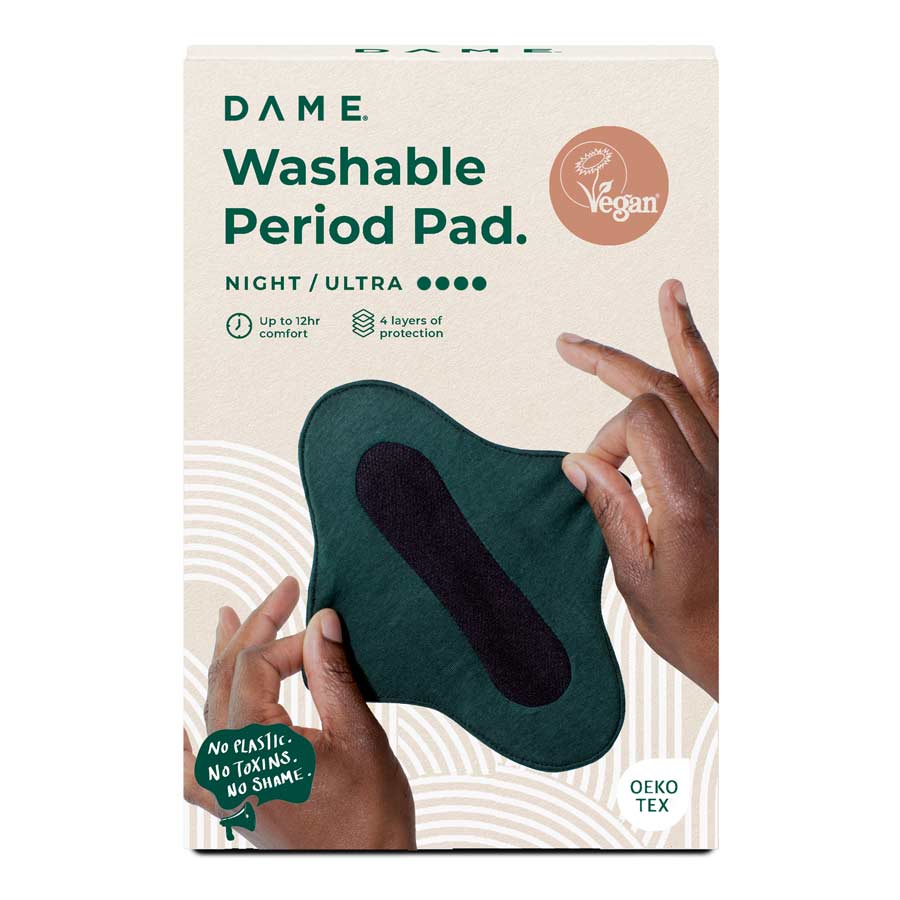 Dame Night Time Reusable Sanitary Pad The Nappy Lady