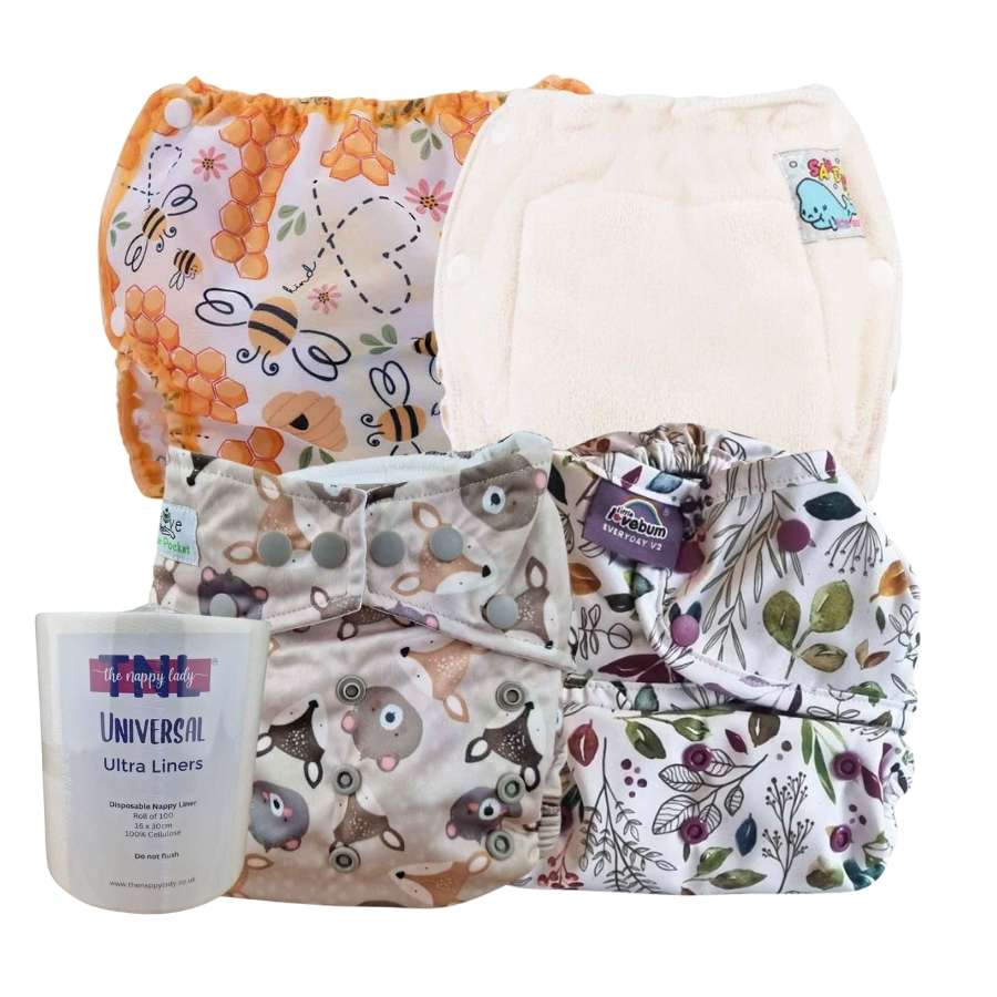 Real Nappies Prefolds Real Nappies For London Nappy Kit The