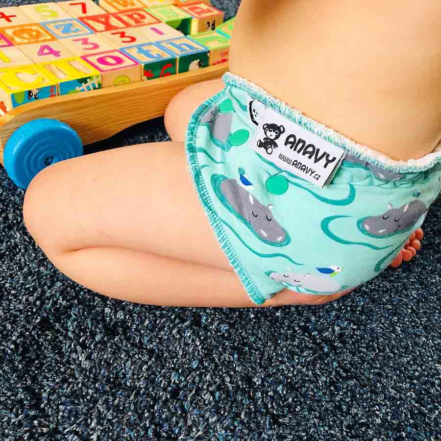 Anavy Fitted Onesize Popper Nappy