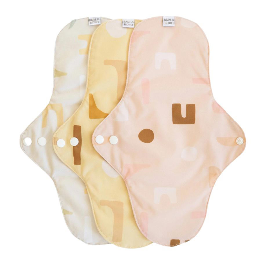 Bare & Boho Heavy Reusable Sanitary Pads - The Nappy Lady