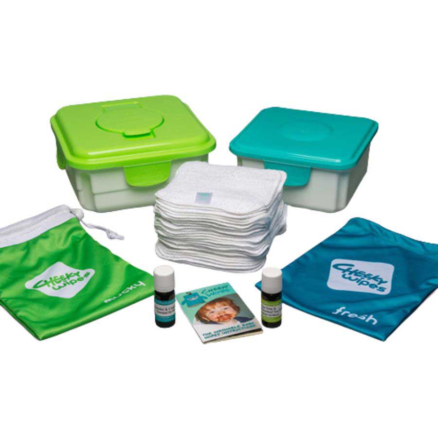 Cheeky Wipes All In One Reusable Wipes Kits NappyLady