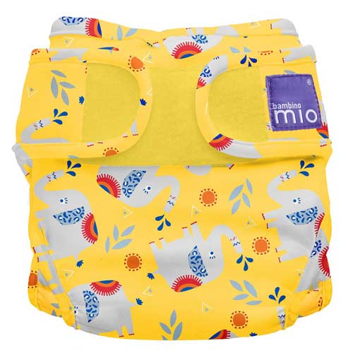 Size 1 Bambino Mio Mioduo Cloth Diaper Cover 21lbs Berry Bounce 