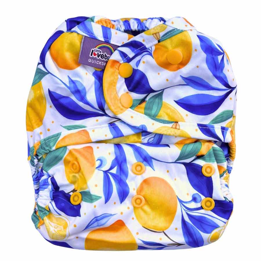 Quickdry Little Lovebum All In One Nappy Nappy Lady