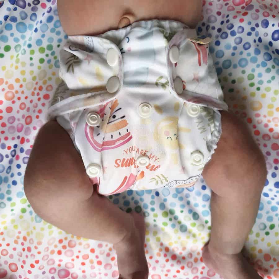 Natural Newborn Wizard Uno All-In-One Nappy by Mother-ease
