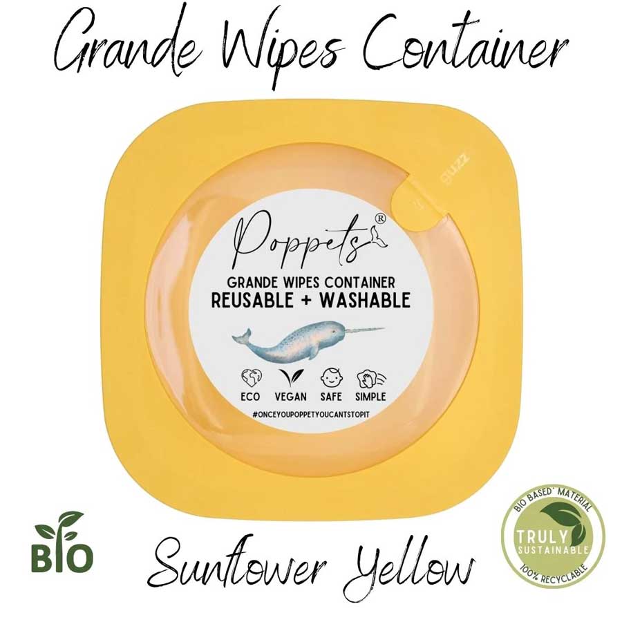 Poppets Reusable Wipes Storage Containers The Nappy Lady