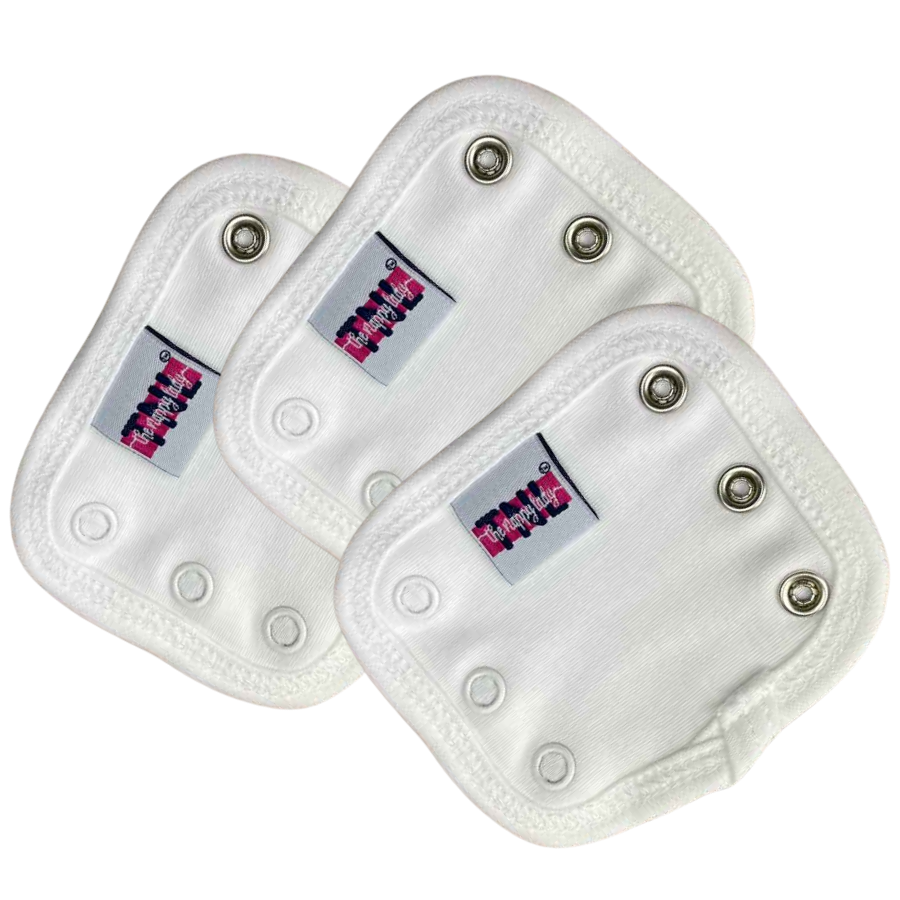 Vest Extenders For Baby's Clothing by The Nappy Lady