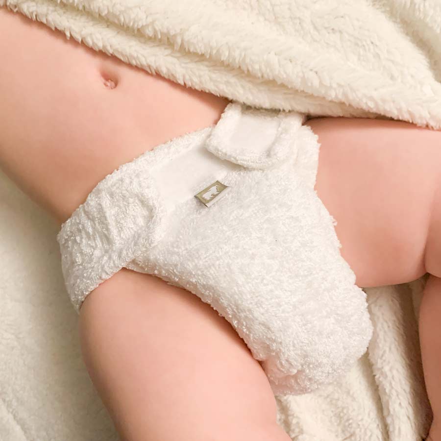 Little Lamb Bamboo Shaped Nappy