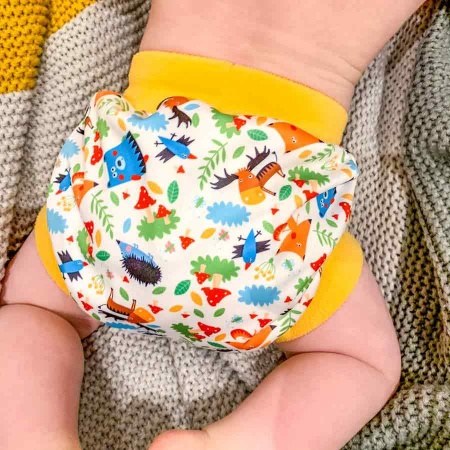 Petit Lulu Pull Up PUL Taglia XL (13kg+) - Copripannolino Impermeabile In Eco-Pul - Morbido E Senza Bottoni - Prodotto In UE