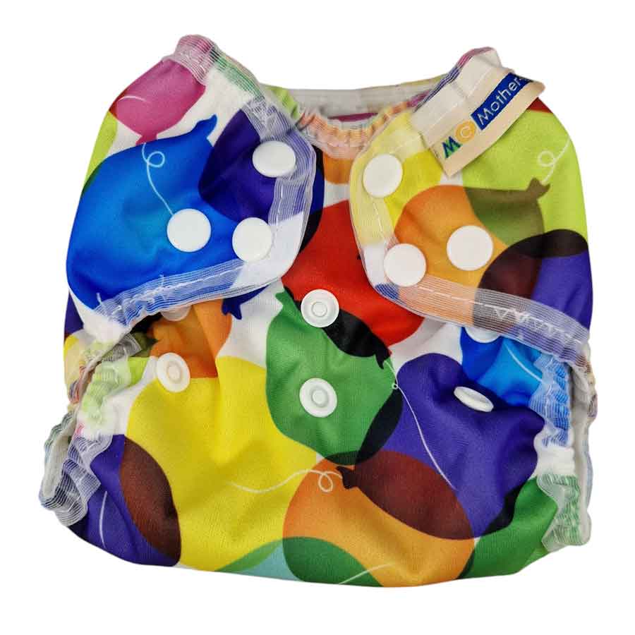 Newborn Wizard Uno Staydry All-In-One Nappy by Mother-ease